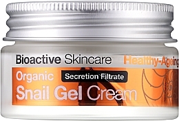 Düfte, Parfümerie und Kosmetik Anti-Aging Gel-Creme für das Gesicht mit Schneckenschleim-Extrakt - Dr. Organic Bioactive Skincare Snail Gel Cream