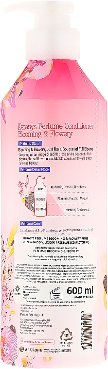 Parfümierte Haarspülung "Blooming & Flowery" - KeraSys Blooming & Flowery Perfumed — Bild N2