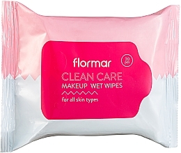 Feuchte Abschminktücher für alle Hauttypen - Flormar Clean Care Make-Up Wet Wipes — Bild N1
