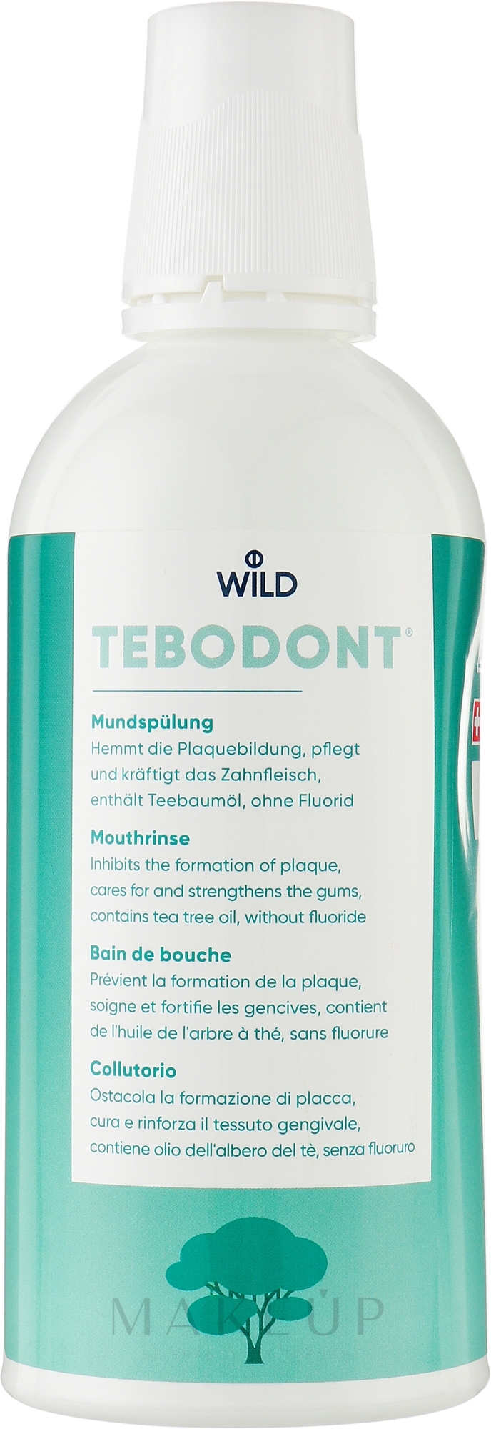 Mundspülung mit Teebaumöl - Dr Wild Tebodont — Bild 500 ml