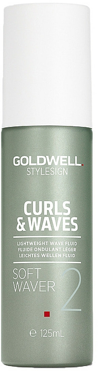 Leichtes feuchtigkeitsspendendes Fluid für lockiges und welliges Haar - Goldwell StyleSign Soft Waver Lightweight Wave Fluid — Bild N1