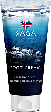 Düfte, Parfümerie und Kosmetik Fußcreme - Saga Iceland Foot Cream Refreshing With Icelandic Herbs Extracts