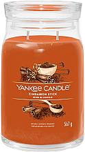 Duftkerze im Glas Cinnamon Stick mit 2 Dochten - Yankee Candle Singnature — Bild N2