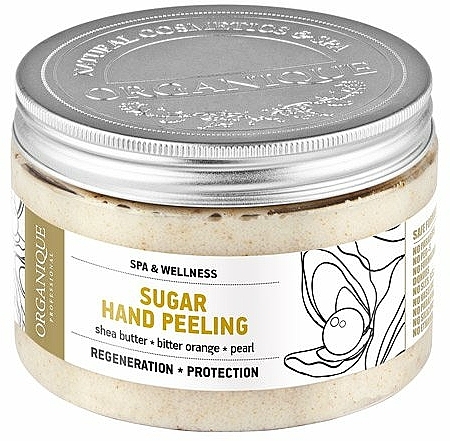 Regenerierendes Zuckerpeeling für die Hände mit Sheabutter, Orange und Perlen - Organique Hand Sugar Hand Peeling — Bild N1