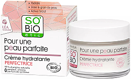 Feuchtigkeitsspendende glättende entzündungshemmende Gesichtscreme für fettige oder gemischte Haut gegen Makel - So'Bio Etic Hydrating Cream — Bild N1