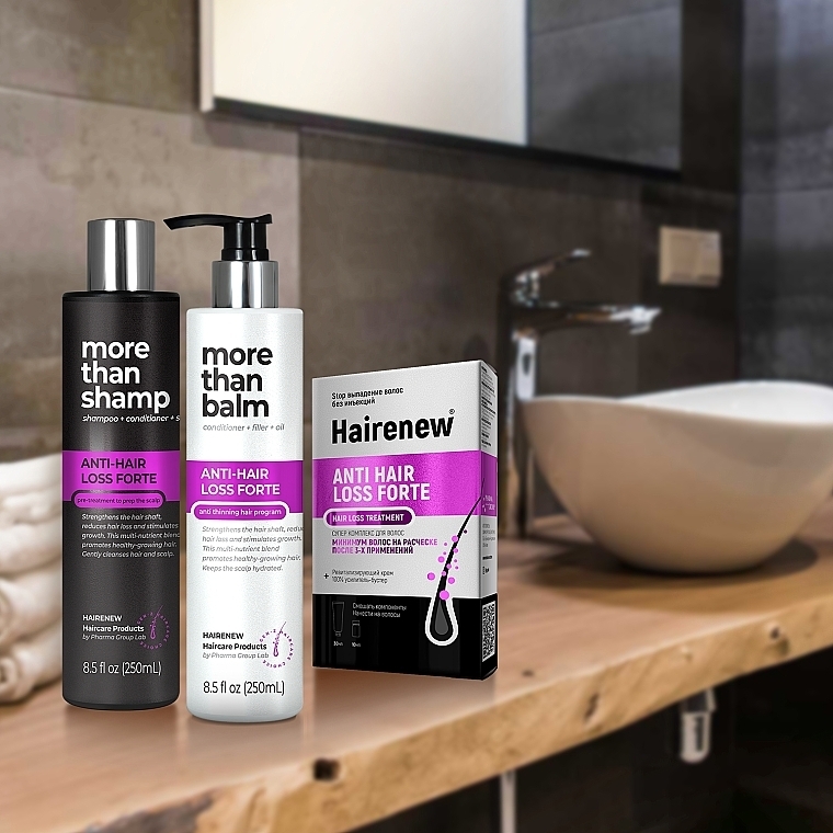 Haarshampoo gegen Haarausfall - Hairenew Anti Hair Loss Forte Trea Shampoo — Bild N4