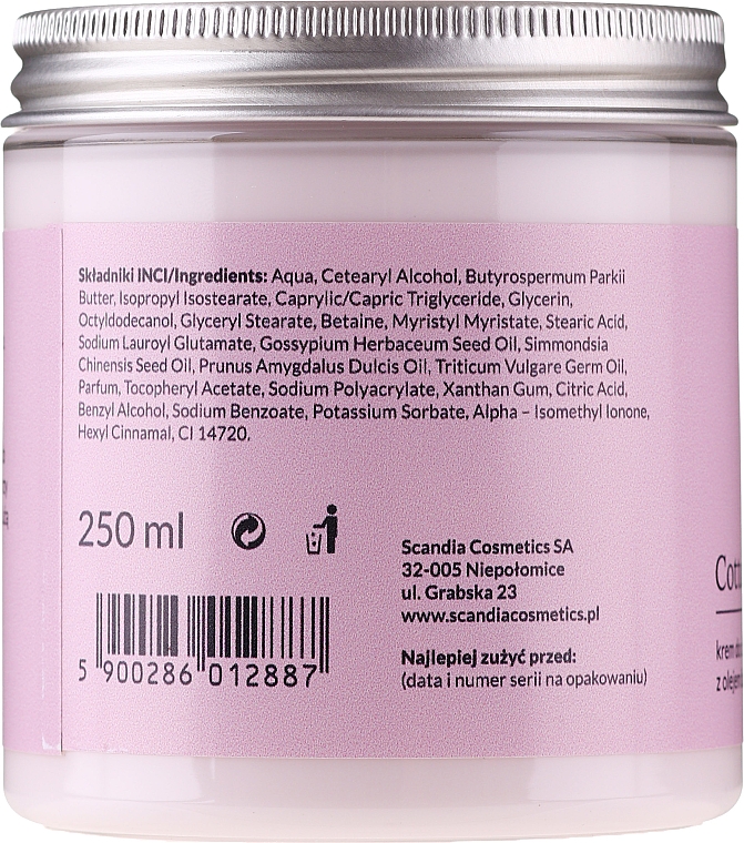 Körpercreme mit Baumwollsamenöl - Scandia Cosmetics Cotton — Bild N2