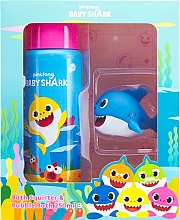 Düfte, Parfümerie und Kosmetik Baby-Pflegeset - Pinkfong Baby Shark Bath Fun Set (Badeschaum 250ml + Spielzeug)