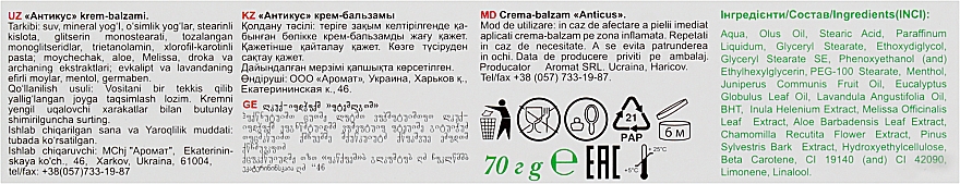 Creme-Balsam mit Devasila-Extrakt - Aroma — Bild N3