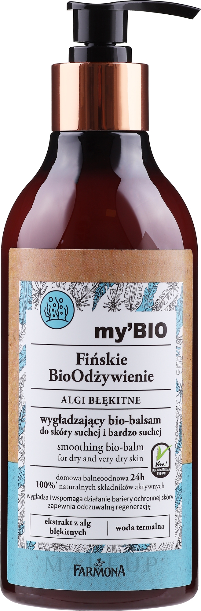 Glättender Bio Körperbalsam mit arktischen Algen für trockene Haut - Farmona My’Bio Smoothing Bio-Balm — Bild 400 ml