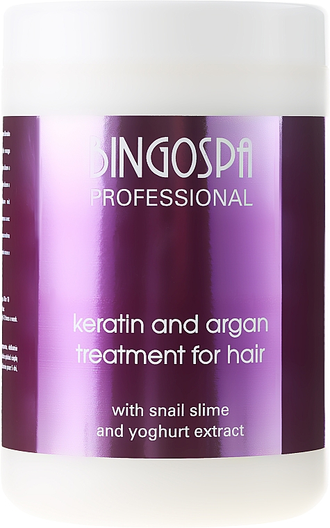 Haarkur mit Karatin und Argan - BingoSpa Professional Keratin And Argan Treatment For Hair — Bild N2