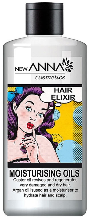 Feuchtigkeitsspendendes Haarelixier mit Ölen - New Anna Cosmetics Hair Elixir Moisturising Oils — Bild N1