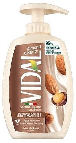 Flüssigseife Mandeln und Shea - Vidal Liquid Soap Almond&Karite — Bild N1
