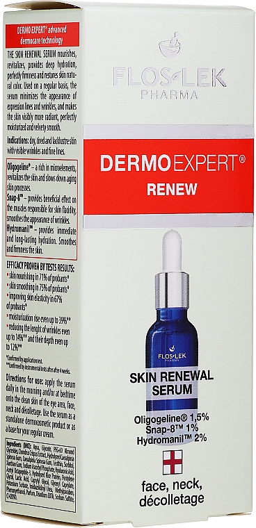Regenerierendes Serum für Gesicht, Hals und Dekolleté - Floslek Dermo Expert Skin Renewal Serum — Bild N5