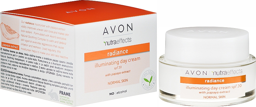 Illuminierende Creme mit Papaya-Extrakt LSF20 - Avon Nutra Effects Radiance Illuminating Day Cream — Bild N1