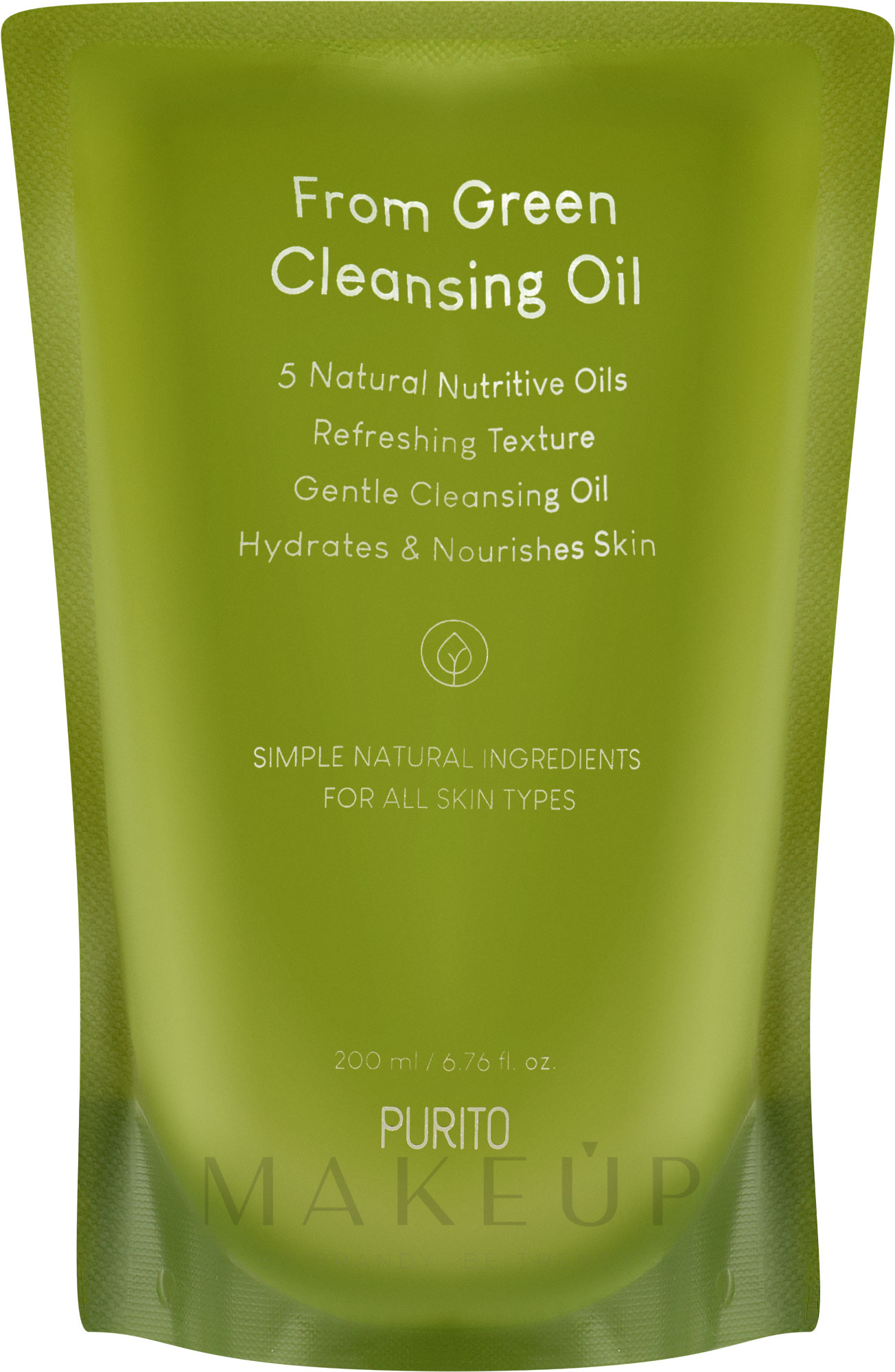 Hydrophiles Öl - Purito From Green Cleansing Oil (Doypack)  — Bild 200 ml