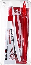Düfte, Parfümerie und Kosmetik Zahnpasta - Isdin Bexident Smile&Go Anticaries Kit (toothpaste/25ml + toothbrush/1pcs + bag/1pcs)