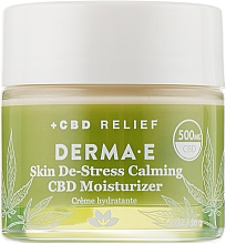 Feuchtigkeitscreme für empfindliche Haut - Derma E Skin De-Stress Calming CBD Moisturizer — Bild N1