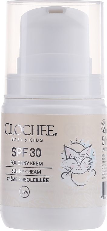 Sonnenschutzcreme für Kinder - Clochee Baby & Kids Sunny Cream SPF30 — Bild N1
