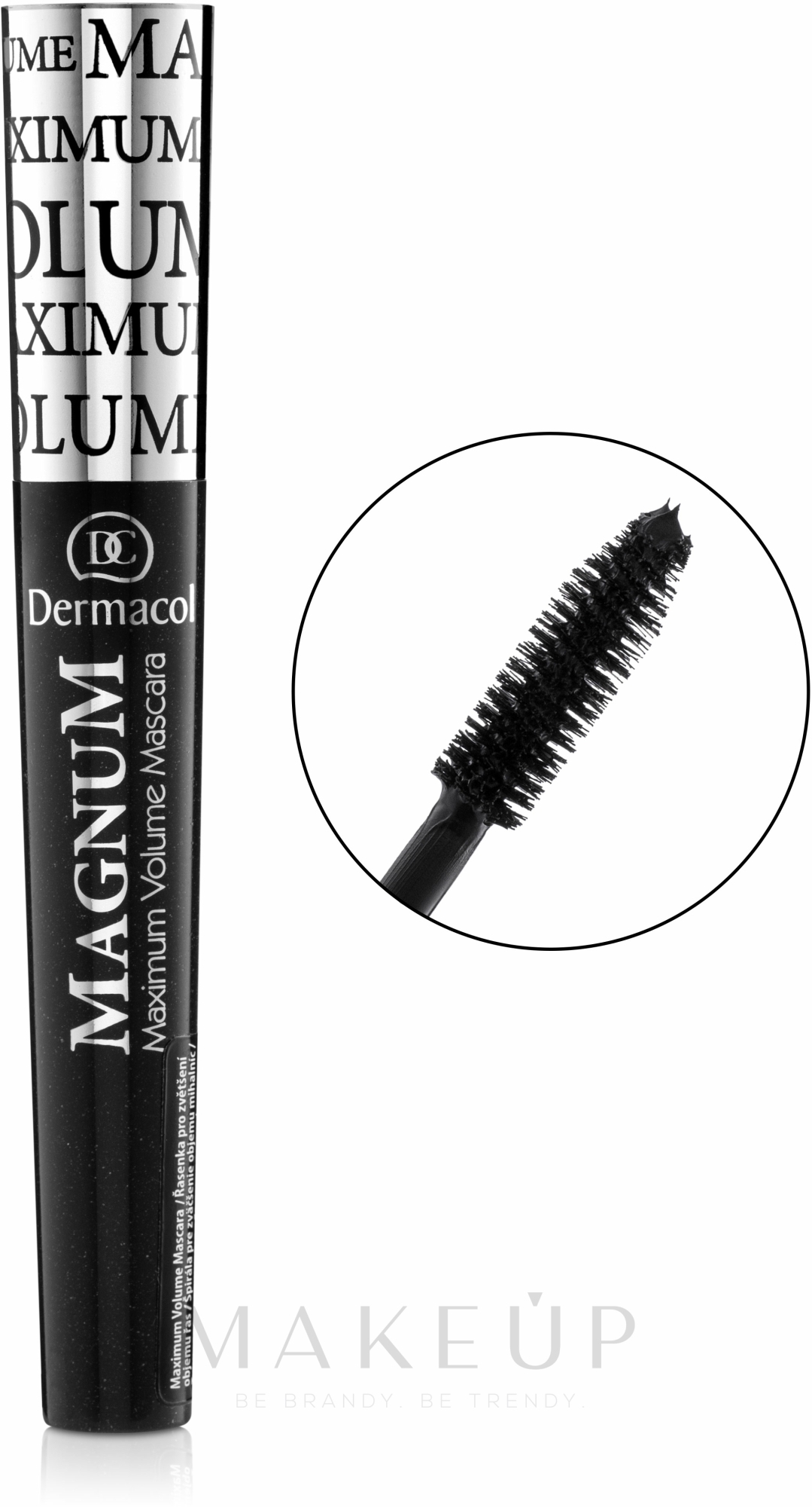 Mascara für voluminöse Wimpern - Dermacol Magnum Maximum Volume Mascara — Bild Black