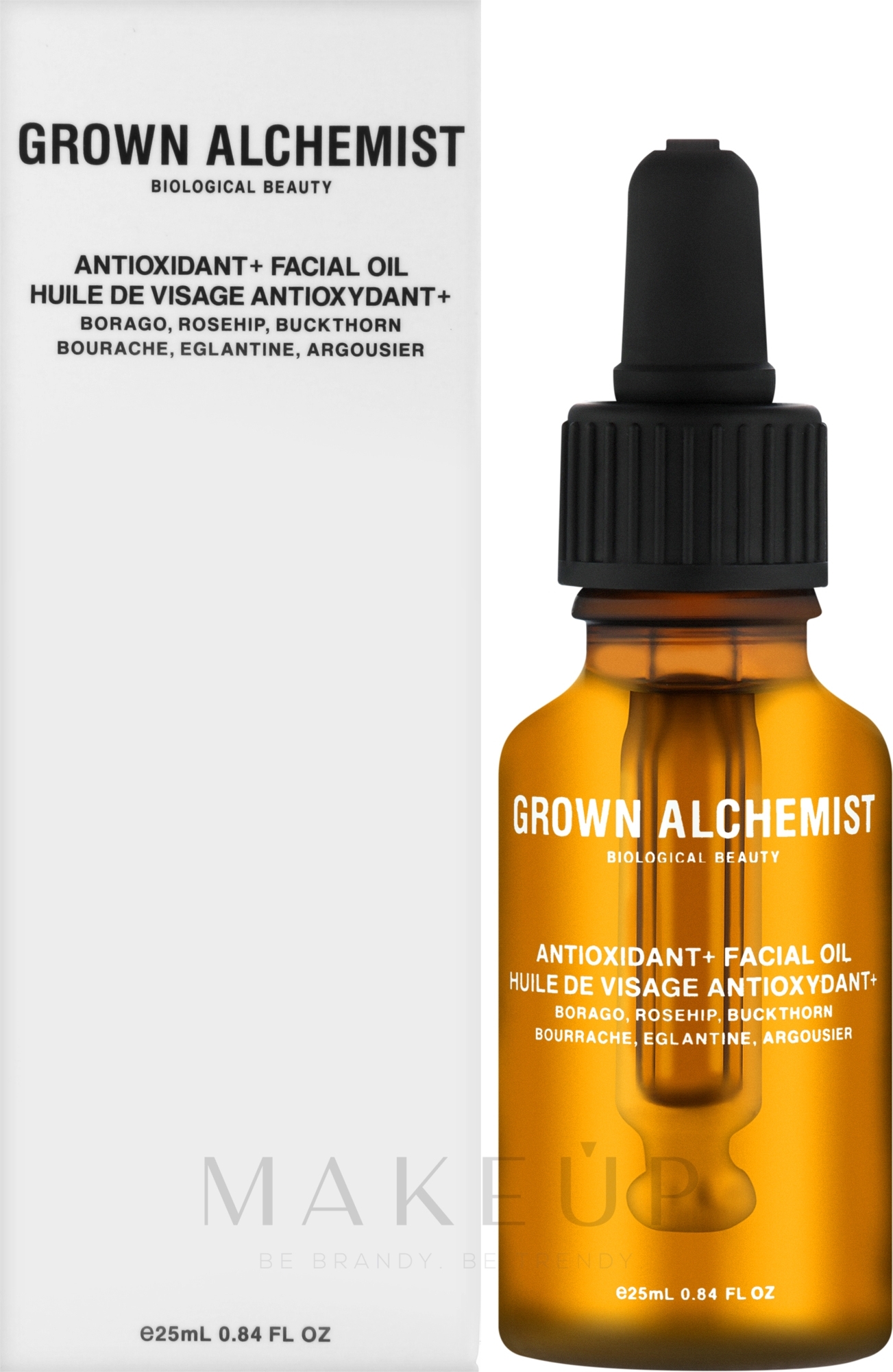 Antioxidatives Ölserum für das Gesicht - Grown Alchemist Anti-Oxidant+ Serum Borago, Rosehip & Buckthorn Berry — Bild 25 ml