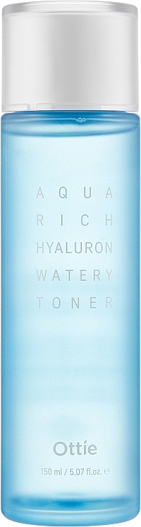 Gesichtstoner mit Hyaluronsäurekomplex - Ottie Aqua Rich Hyaluron Watery Toner — Bild N1