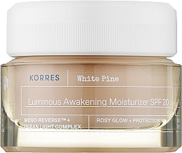 Gesichtscreme für den Tag SPF20 - Korres White Pine Luminous Awakening Moisturizer SPF20 — Bild N1