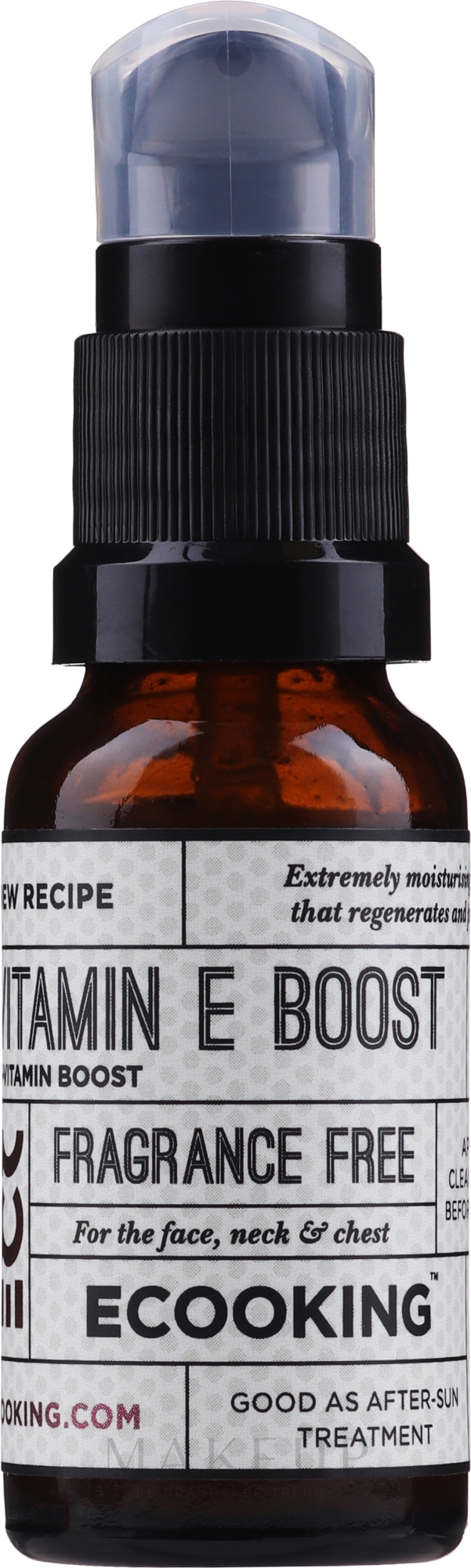 Beruhigendes und regenerierendes Serum für Gesicht, Hals und Dekolleté mit Vitamin E - Ecooking Vitamin E Serum — Bild 20 ml