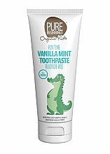 Fluoridfreie Kinderzahnpasta 3+ Jahre mit Vanille-Minze-Geschmack und Xylitol - Pure Beginnings Vanilla Mint Toothpaste — Bild N2