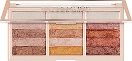 Düfte, Parfümerie und Kosmetik Schimmer-Palette - Makeup Revolution Shimmer Brick Palette