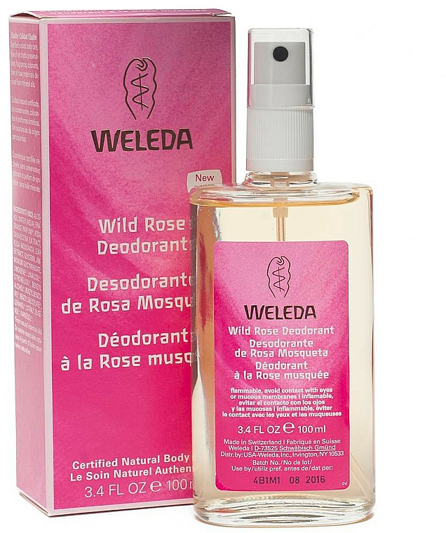 Deospray - Weleda Wild Rose Deodorant — Bild N1