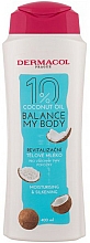 Düfte, Parfümerie und Kosmetik Revitalisierende und feuchtigkeitsspendende Körpermilch mit Kokosnussöl - Dermacol Balance My Body Coconut Oil