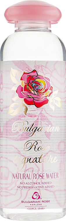 Natürliches Rosenwasser - Bulgarian Rose Signature Natural Rose Water — Bild N1
