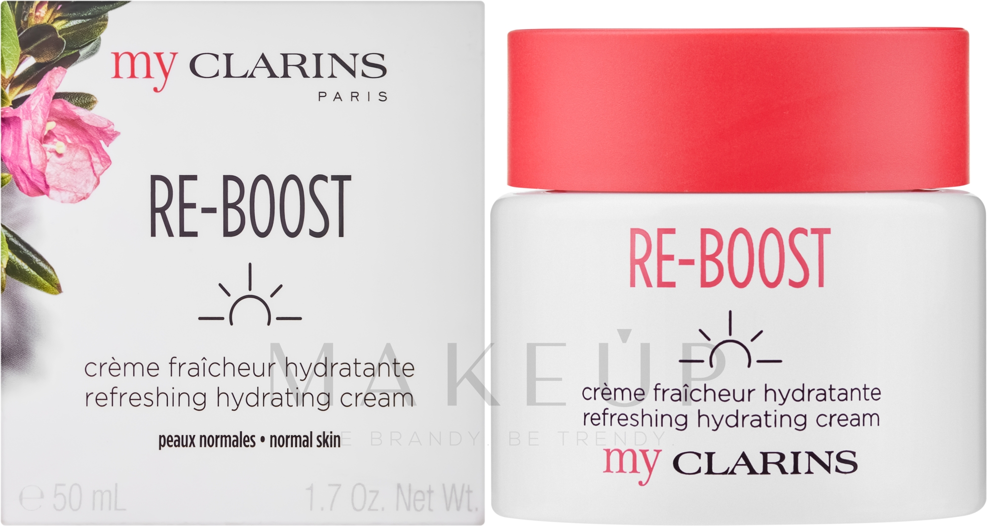 Erfrischende und feuchtigkeitsspendende Gesichtscreme - Clarins My Clarins Re-Boost Refreshing Hydrating Cream — Bild 50 ml