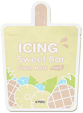 Tuchmaske für das Gesicht mit Ananas - A'pieu Icing Sweet Bar Sheet Mask — Bild N1