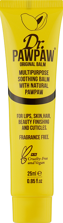 Feuchtigkeitsspendender Mehrzweck-Balsam für Lippen und Haut mit Papayaextrakt - Dr. PAWPAW Multi-Purpose Original Balm Clear — Bild N1