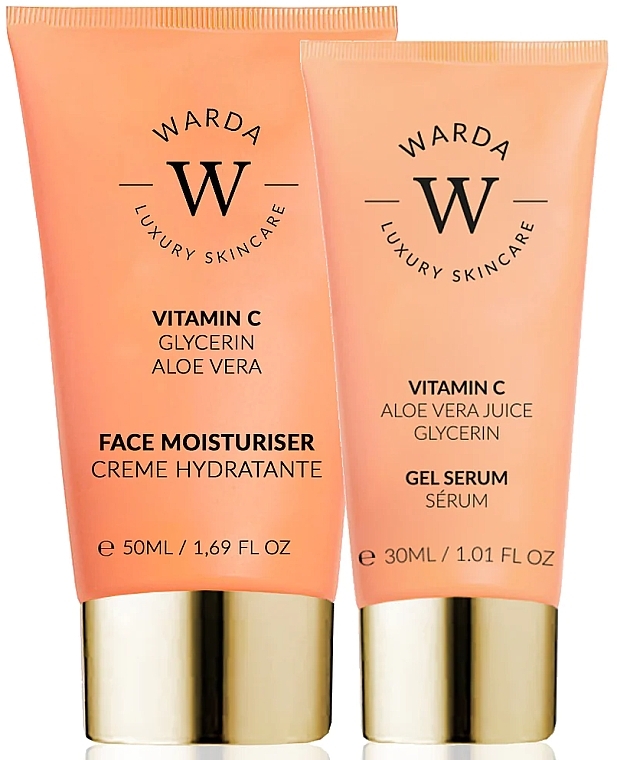 Set - Warda Skin Glow Boost Vitamin C (f/cr/50ml + gel/serum/30ml) — Bild N1