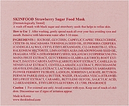 Porenreinigende und exfolierende Gesichtsmaske mit Erdbeerextrakt und Zucker - Skinfood Pore Cleanse & Exfoliate Strawberry Sugar Food Mask — Bild N3