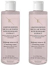 Gesichtspflegeset - Eclat Skin London Limited Edition Micellar Water With Rosemary Extract (Mizellenwasser 2x100ml)  — Bild N1