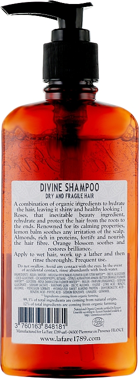 Haarshampoo - La Fare 1789 Divin Shampoo — Bild N2