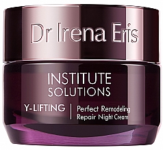 Regenerierende Nachtcreme mit Sheabutter für Gesichtskonturen - Dr. Irena Eris Y-Lifting Institute Solutions Perfect Remodeling Repair Night Cream — Bild N1