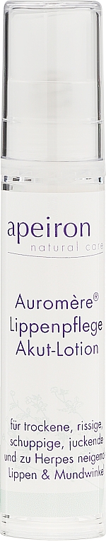 Lippenlotion für trockene, rissige und zu Herpes neigende Lippen und Mundwinkel - Apeiron Auromere Acute Lip Care Lotion — Bild N2