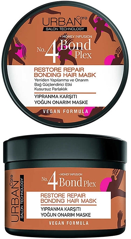 Regenerierende Haarmaske - Urban Care Bond Plex No. 4 Restore Repair Bonding Hair Mask  — Bild N2