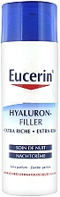 Nachtcreme für sehr trockene Haut - Eucerin Hyaluron-Filler Extra Riche Night Cream — Bild N1