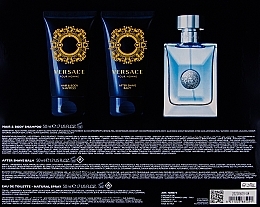 Versace Pour Homme - Duftset (Eau de Toilette 50ml + After Shave Balsam 50ml + Duschgel 50ml)  — Bild N3