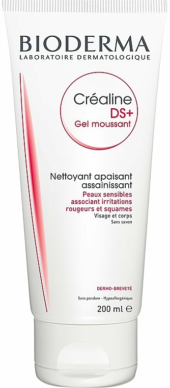 Beruhigendes Gesichtsreinigungsgel - Bioderma Crealine DS — Bild N1