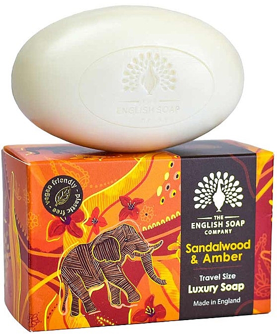 Seife Sandelholz und Bernstein - The English Soap Company Travel Sandalwood & Amber Mini Soap — Bild N1