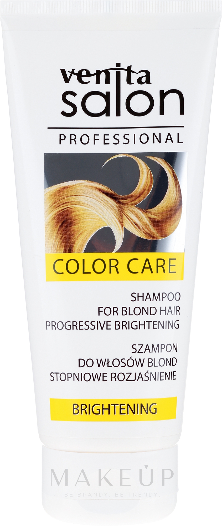 Aufhellendes Shampoo für blondes Haar - Venita Salon Professional Brightening Shampoo — Bild 200 ml