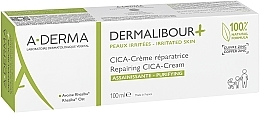 Regenerierende und beruhigende Körpercreme für gereizte Haut - A-Derma Dermalibour + Repairing CICA-Cream — Bild N4