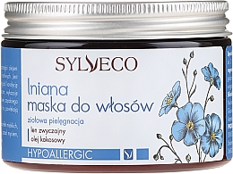 Hypoallergene Haarmaske mit Kokosöl und Leinsamen - Sylveco Flaxseed Hair Mask — Bild N2